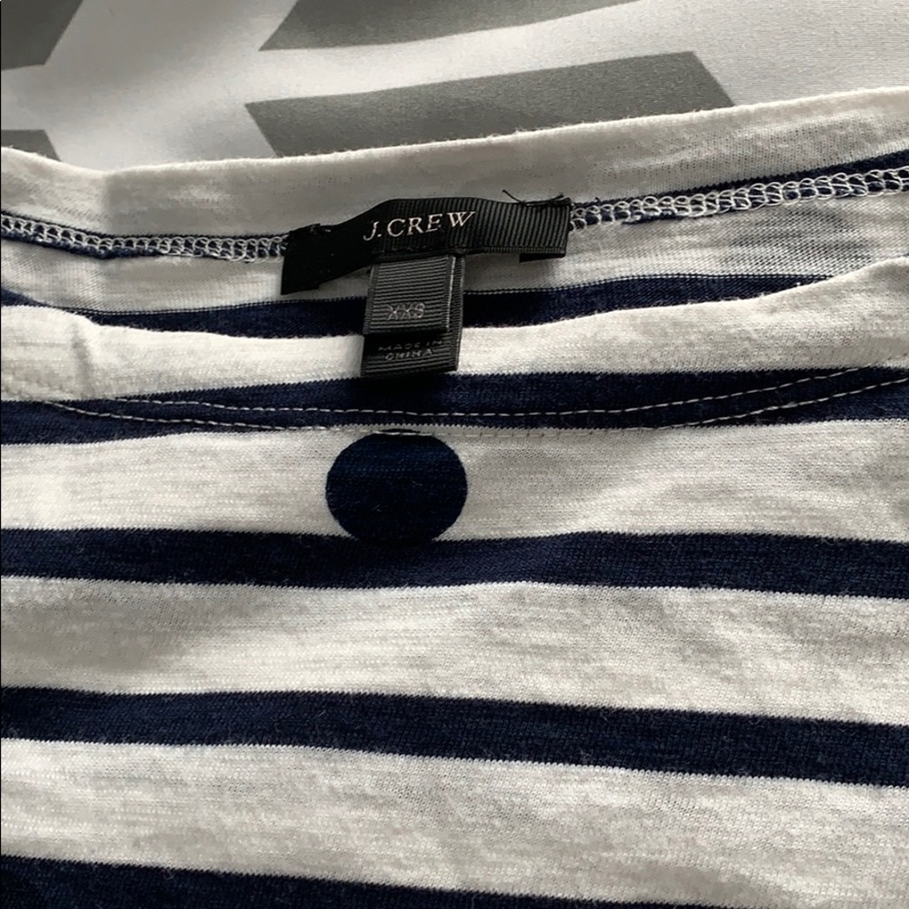 3/$15 J crew stripe and polka dot top - Picture 2 of 7